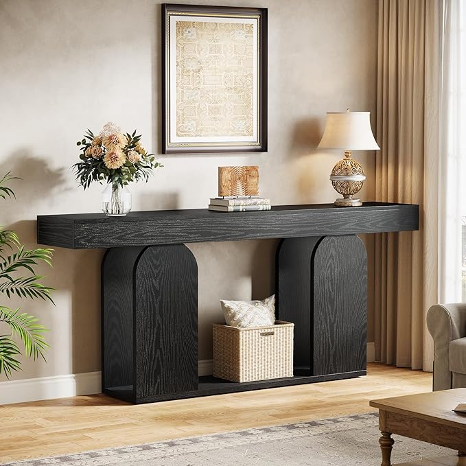 Tribesigns 70.9-Inch Extra Long Sofa Table, Farmhouse Console Tables - Image 3