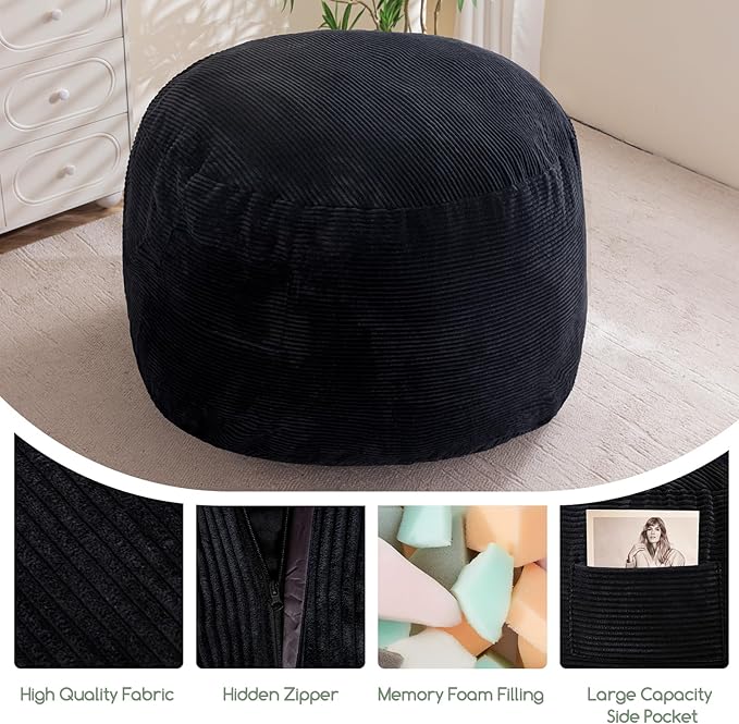 HIGOGOGO Giant Bean Bag Chair Bed - Image 3