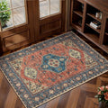 Tangsoo Washable Entryway Rugs 2x3 Vintage Non Slip Small Area Rug, Indoor by Tangsoo