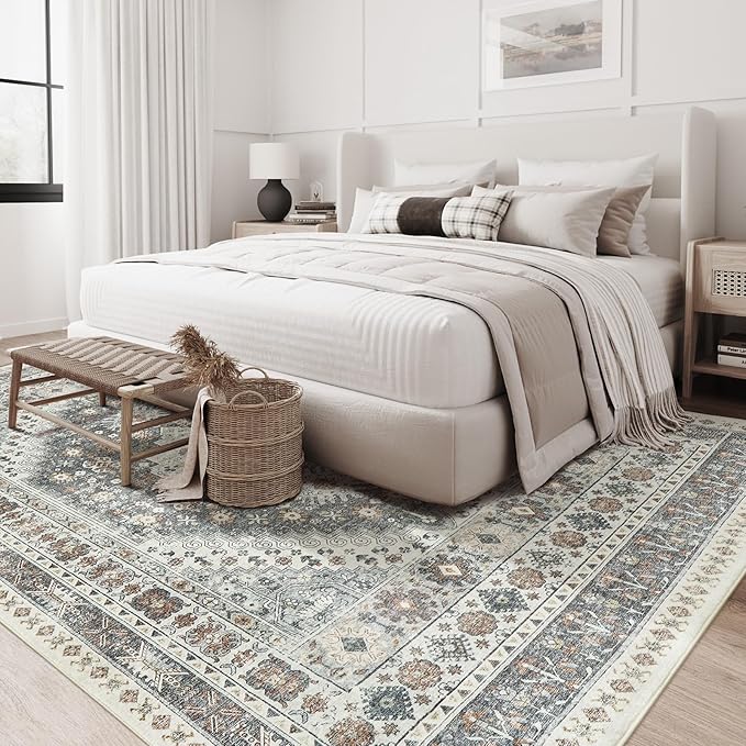 zesthome 8x10 Area Rugs for Living Room, Non-Slip Backing Washable Rugs - Image 7