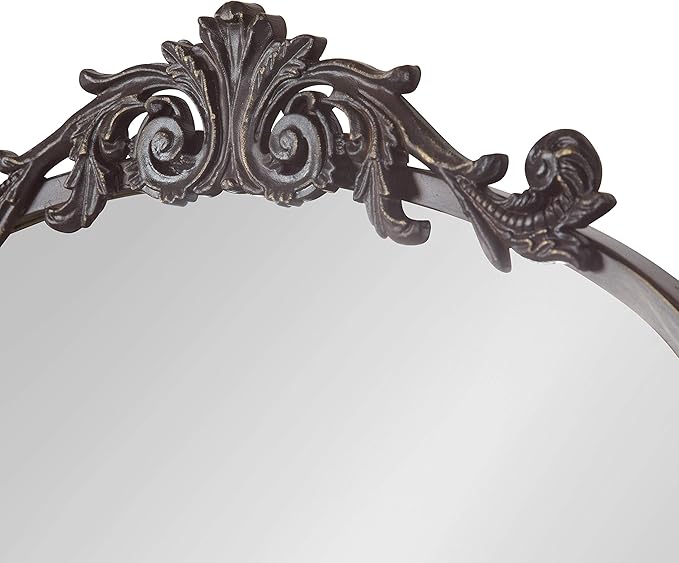 Kate and Laurel Arendahl Traditional Arch Mirror, 19 x 30.75, Antique Bronze - Image 4