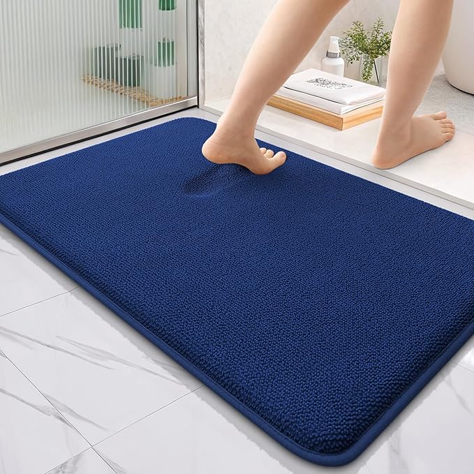 OLANLY Thick Memory Foam Bath Mat Rug 36x24, Extra Soft Absorbent Bathroom Rug by OLANLY