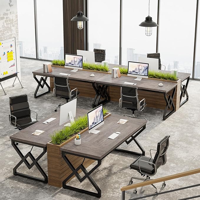 Tribesigns 63 Inch Executive Desk, Large Office Computer Desk - Image 4