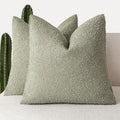 Foindtower Set of 2, Decorative Textured Boucle Throw Pillow Covers Accent by Foindtower