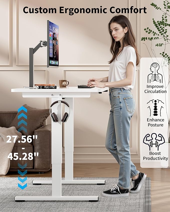 Okin Small Electric Standing Desk - Image 5