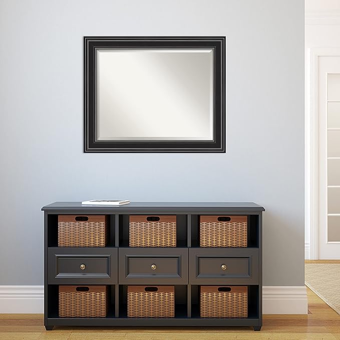 Amanti Art Black Bathroom Mirror - Image 5