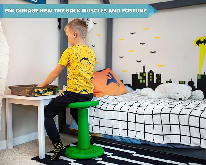 ActiveChairs Kids Wobble Stool, Flexible Elementary Classroom Seating, Improves - Image 2