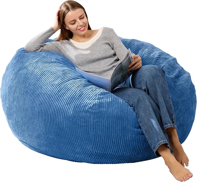 3.5FT Bean Bag Chairs Teardrop Bean Bag Chair - Image 9