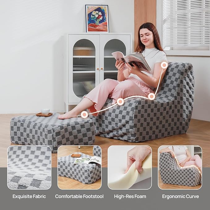 Giant Bean Bag Chair for Adults - Image 4