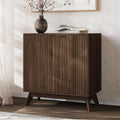 Buffet Cabinet with Storage, Fluted Multifunctional Storage Cabinet with 2 Doors by Unknown