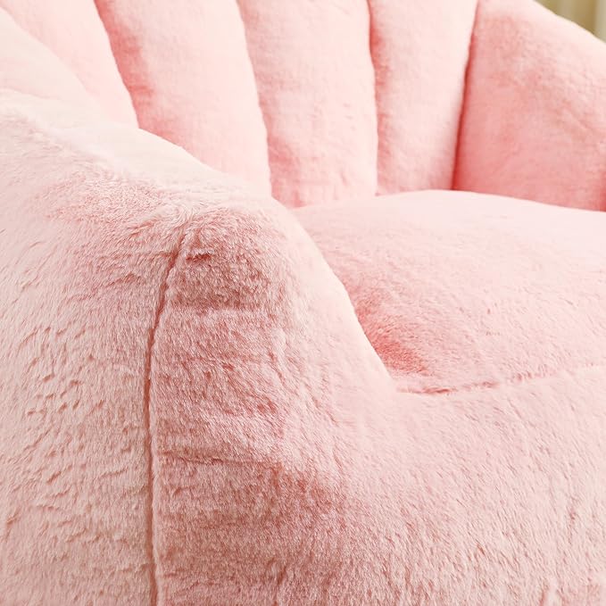 Furniliving Bean Bag Chair, Giant Bean Bag Chair Stuffed Floor Sofa - Image 8