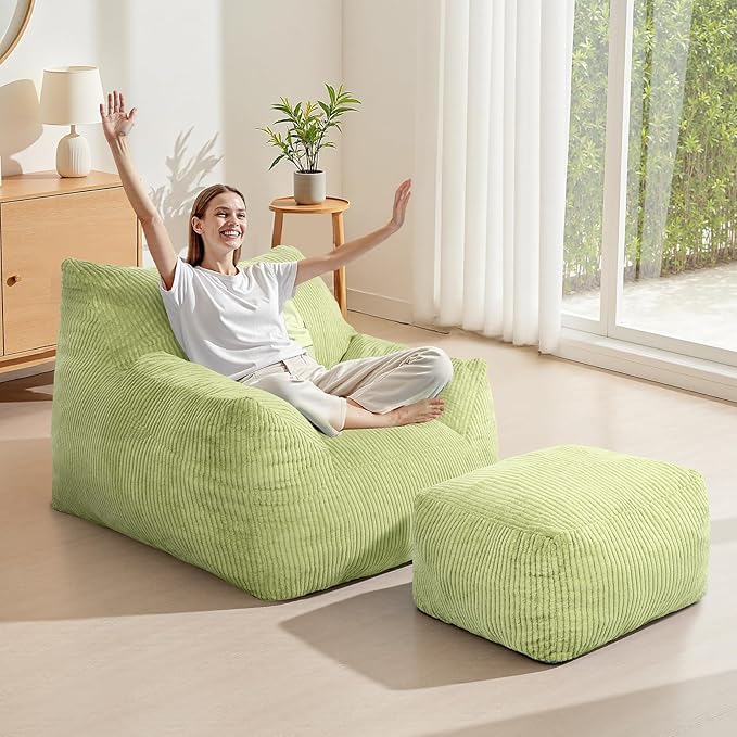 INMOZATA Bean Bag Chair for Adults, 3FT Beanbag Chair by INMOZATA