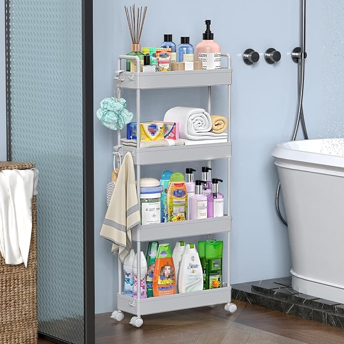SOLEJAZZ Slim Rolling Storage Cart - Image 6