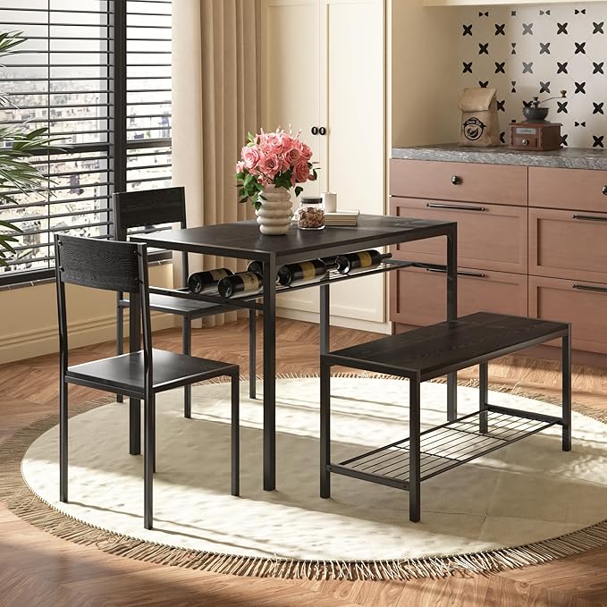 VECELO Kitchen Dining Room Table - Image 4