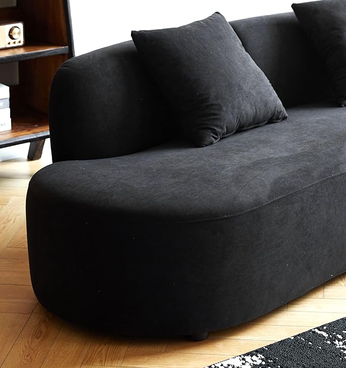 Container Furniture Direct 90" Curved Sofa - Image 5