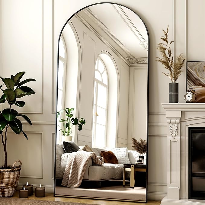 78"x38" Arched Full Length Mirror Floor Mirrors - Image 7