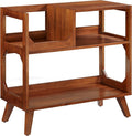 Crosley Furniture Asheville Mid-Century Modern Media Console Record Player Stand by CrosleyFurniture