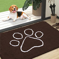 OLANLY Door Mat for Muddy Dog Paws 47x32, Ultra Absorbent Chenille Mud Doormat by OLANLY