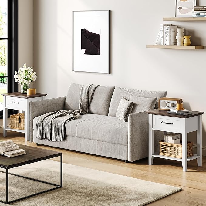 IDEALHOUSE Nightstands Set of 2, End Table - Image 5