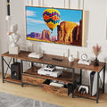 TV Stand with Fabric Drawer for 50 55 Inches TV by GYIIYUO