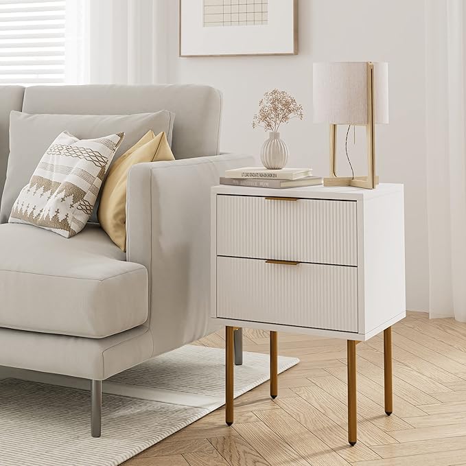 Masupu Nightstand, Mid-Century Modern Bedside Table - Image 9