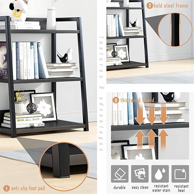 IOTXY 3 Tier Open Bookshelf - Image 6