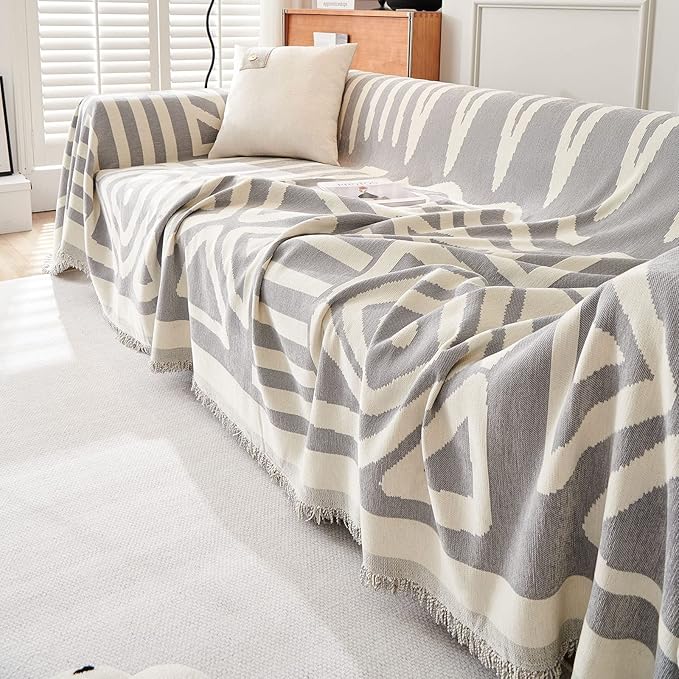 STACYPIK Boho Geometric Couch Cover - Image 8