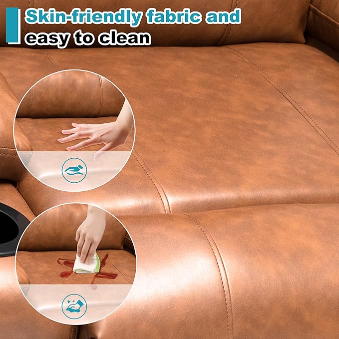Recliner Chair Power Lift Massage Chair Full Body 21" Large Size Electric - Image 3