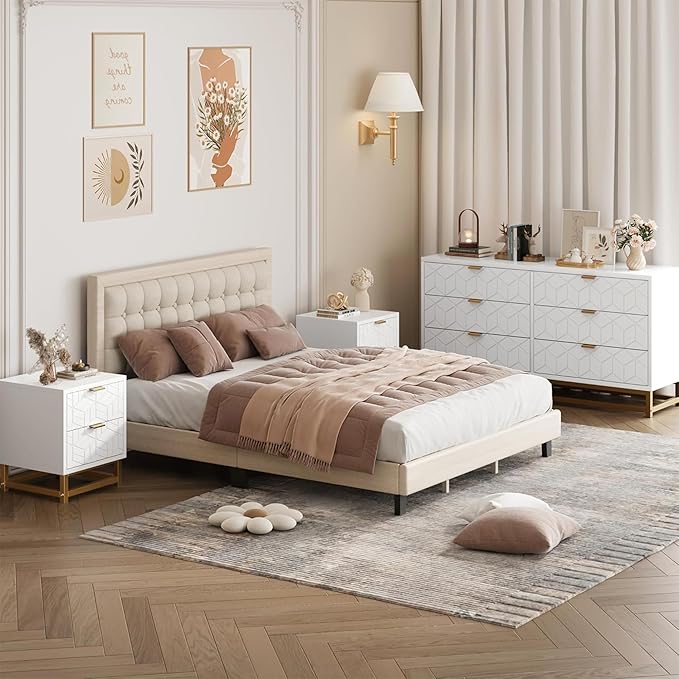 Dresser for Bedroom, 53.5" Large Dresser Organizer, 6 Drawer - Image 4