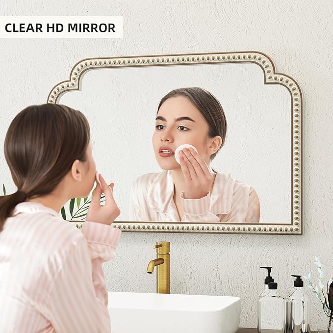 36''x24'' Farmhouse Wood Decorative Wall Mirrors - Image 4