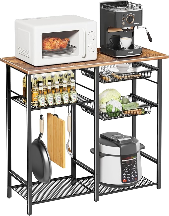 Kitchen Baker’s Rack, Microwave Stand by LAKEMID