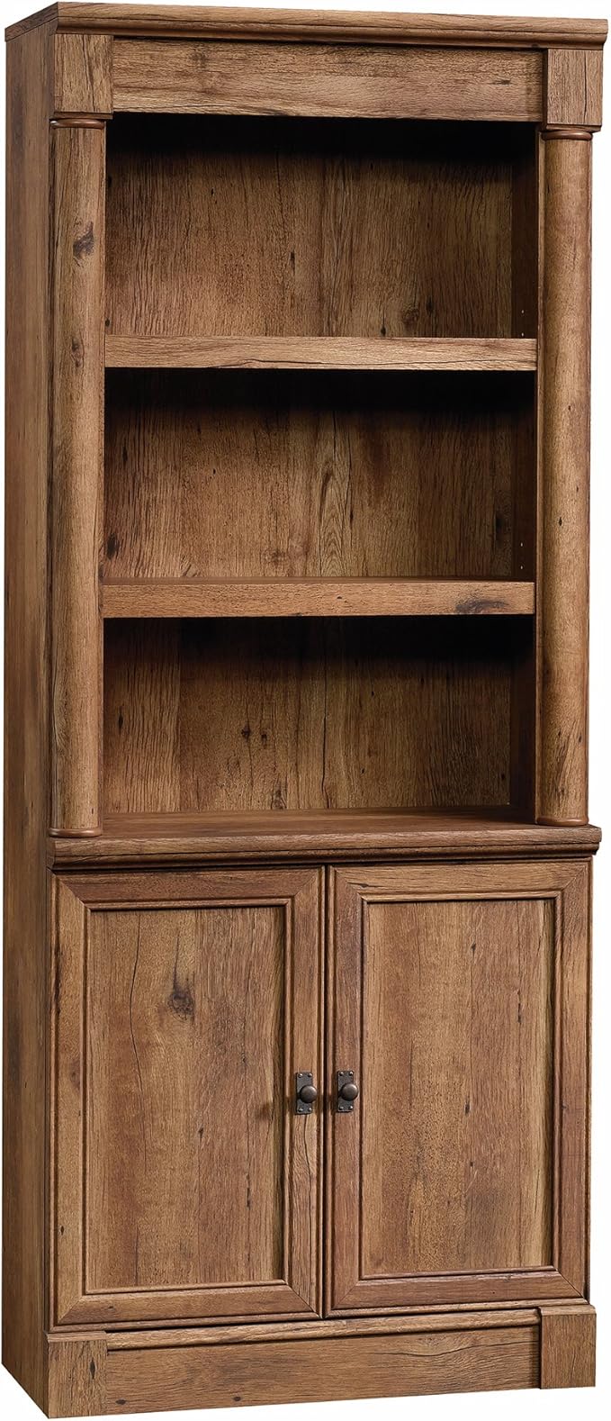 Sauder Palladia Library with Doors/Book Shelf, L: 29.37" x W: 13.90" x H: 71.85" by SAUDER%C2%AE