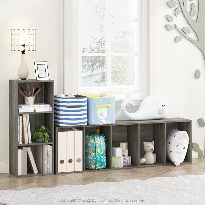 Furinno Luder Bookcase / Book / Storage, Frenck Oak - Image 2