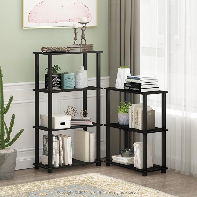 Furinno Turn-S-Tube 3-Tier Compact Multipurpose Shelf Display Rack - Image 2