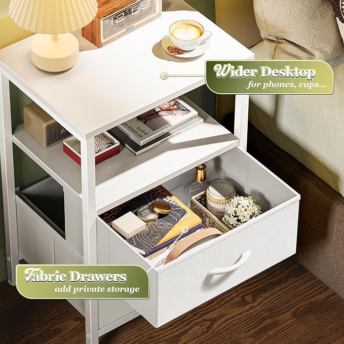 Huuger Night Stand Set of 2, Nightstand - Image 5
