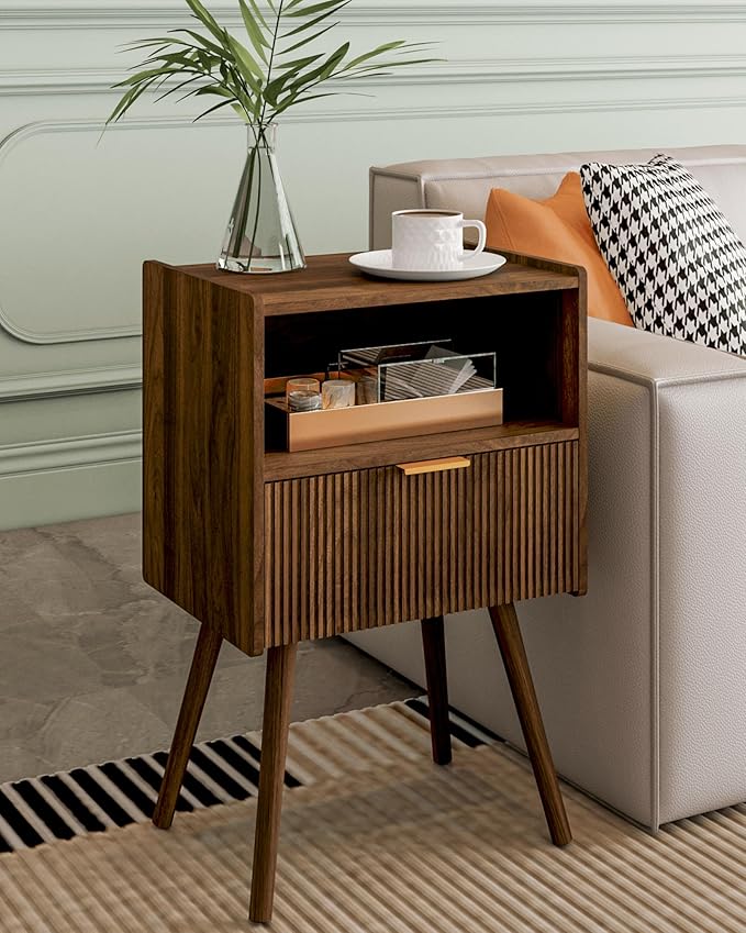 Nightstand, Modern Bedside Table by Unknown