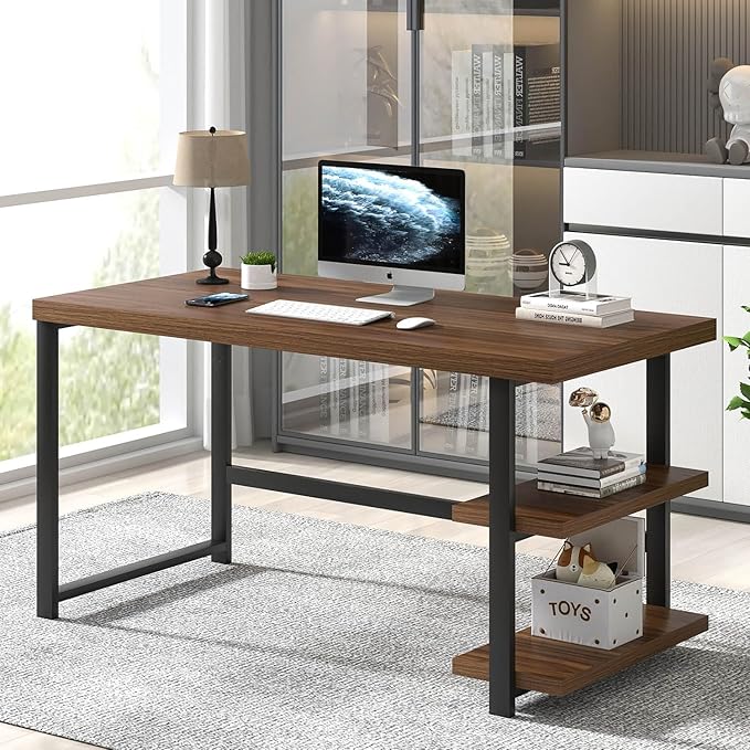 FOLUBAN 47 Inch Computer Desk, Small Home Office Desk - Image 3