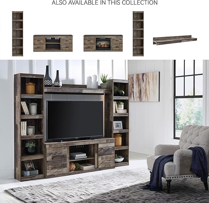 Signature Design by Ashley Derekson Farmhouse 3-Piece Entertainment Center - Image 5