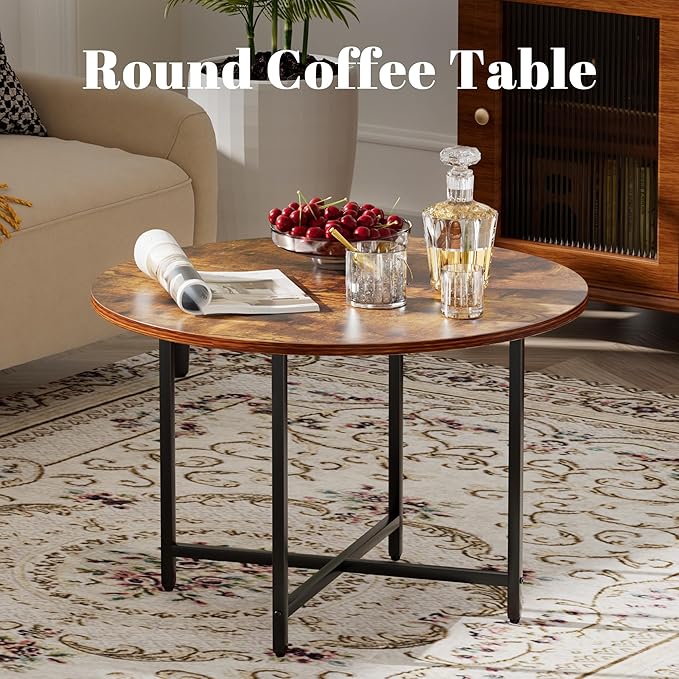 Round Coffee Table, Small Coffee Tables - Image 7