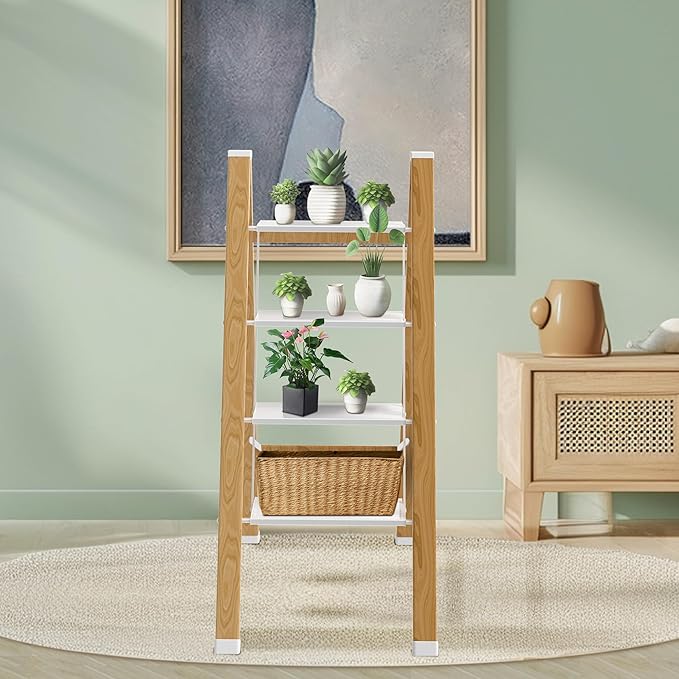 Lightweight Folding Step Ladder Household, Aluminum 4 Step Ladder Foldable - Image 7