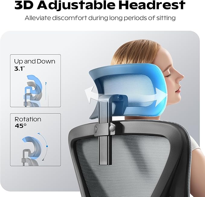 Ergonomic Office Chair, Home Office Desk Chair - Image 4