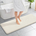 OLANLY Thick Memory Foam Bath Mat Rug 59x20, Extra Soft Absorbent Bathroom Rug by OLANLY