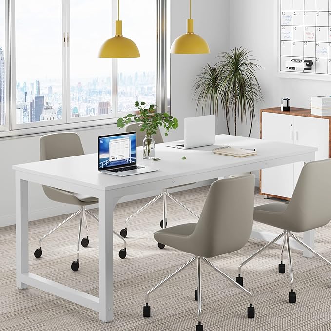 Tribesigns Modern Computer Desk, 63 x 31.5 inch Large Executive Office Desk - Image 6