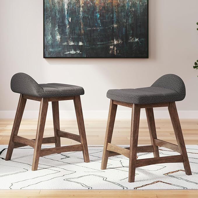 Signature Design by Ashley Lyncott Contemporary 28.5" Counter Height - Image 2