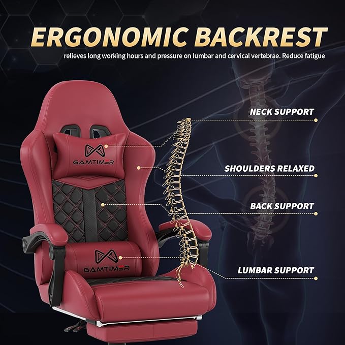 Gaming Chair, 400 lbs Adult Chair, High Back Computer Chair - Image 7