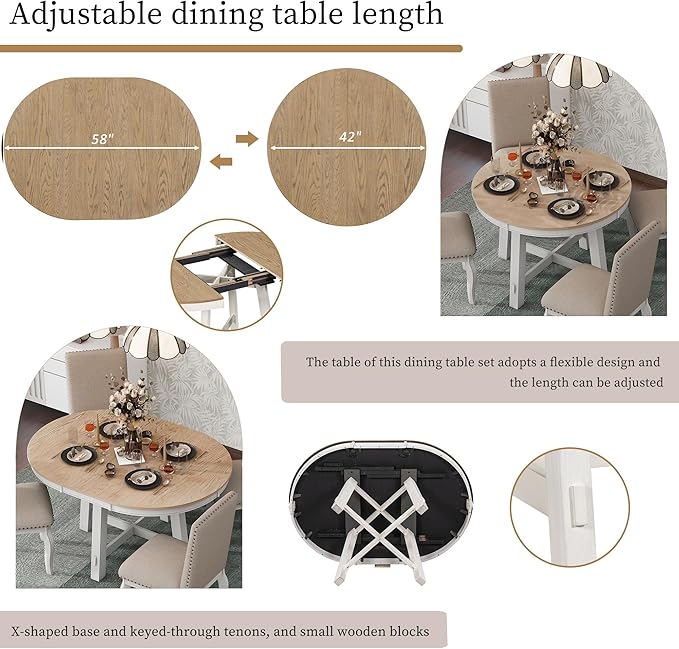 Need Extendable Farmhouse Round Dining Table - Image 4