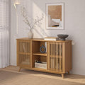 Plank+Beam Mid-Century Modern Wood TV Stand, Solid Wood Entertainment Console by PlankBeam