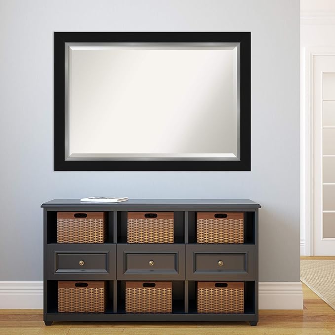 Amanti Art Black Bathroom Mirror - Image 5