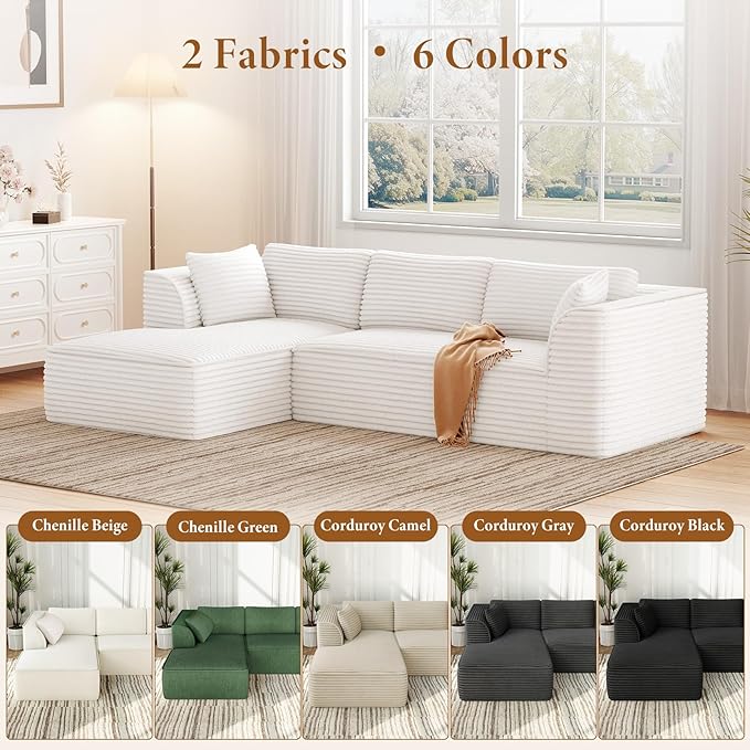 Vesgantti 106" Boneless Couch - Image 6