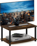 Furinno Turn-N-Tube 2-Tier TV Riser, Small Elevated No Tools TV Stand by Furinno-FitsYourSpaceFitsYourBudget